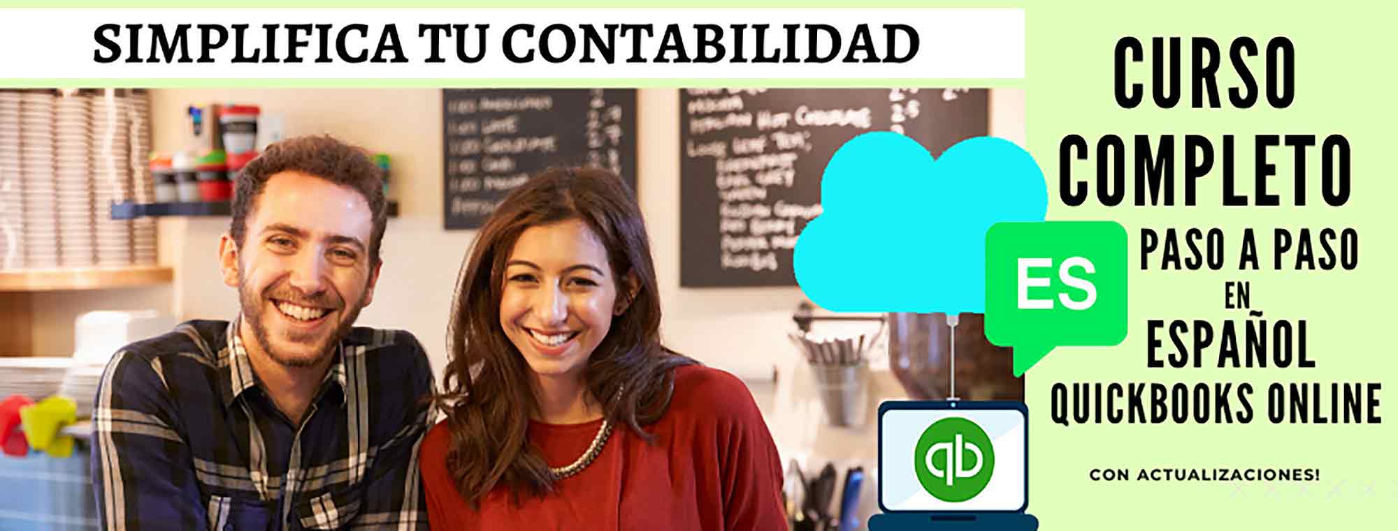 CURSO DE QUICKBOOKS EN ESPAÑOL Udemy Best Seller*** con Actualizaciones y Ayudas Personalizadas